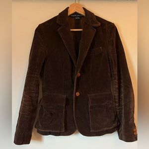 Ralph Lauren brown corduroy blazer